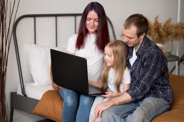 how to set up password manager for whole family household